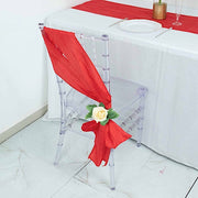 5 pcs Accordion Crinkle Taffeta Chair Sashes