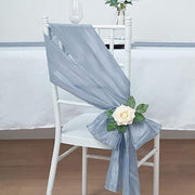 5 pcs Accordion Crinkle Taffeta Chair Sashes