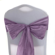 5 pcs Accordion Crinkle Taffeta Chair Sashes SASH_ACRNK_073