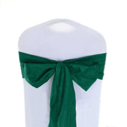 5 pcs Accordion Crinkle Taffeta Chair Sashes SASH_ACRNK_HUNT