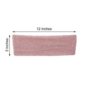 5 pcs Glittered Spandex Chair Sashes