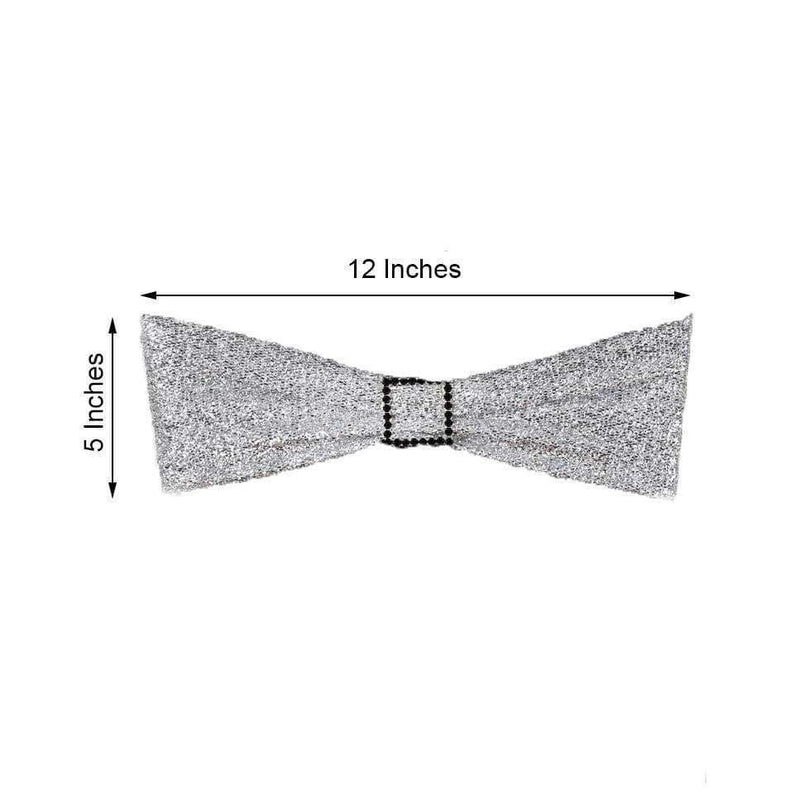 5 pcs Glittered Spandex Chair Sashes