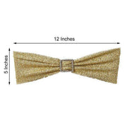 5 pcs Glittered Spandex Chair Sashes