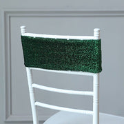 5 pcs Glittered Spandex Chair Sashes