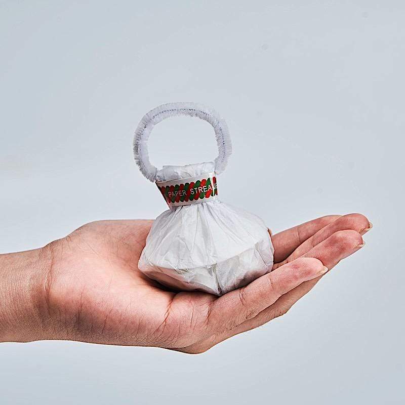 5 pcs Hand Throw Paper Streamers Magic Confetti Poppers