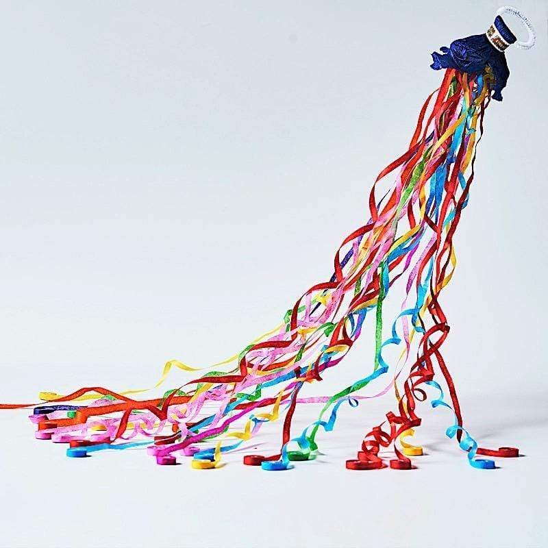 5 pcs Hand Throw Paper Streamers Magic Confetti Poppers