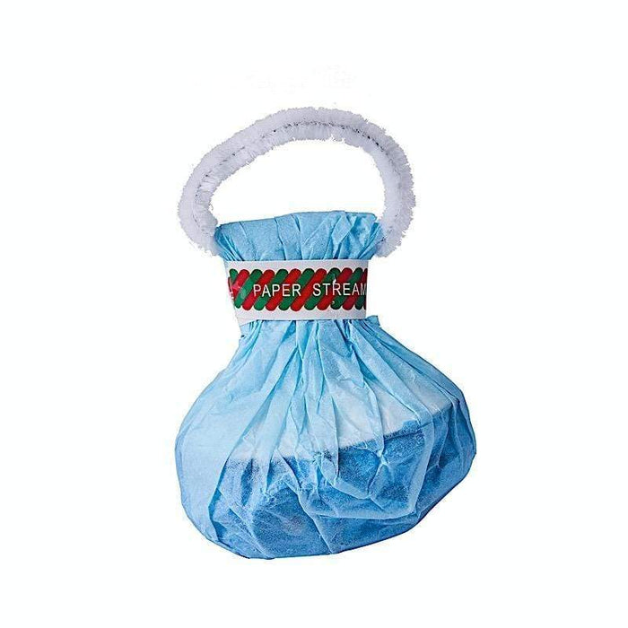 5 pcs Hand Throw Paper Streamers Magic Confetti Poppers PAP_GRLD_006_BLUE