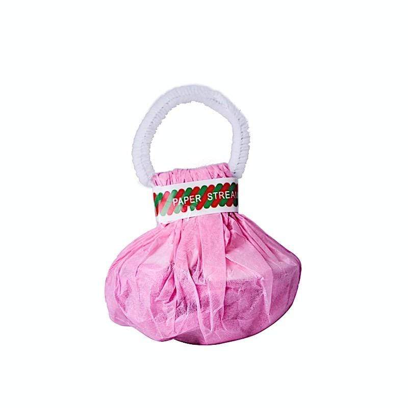 5 pcs Hand Throw Paper Streamers Magic Confetti Poppers PAP_GRLD_006_PINK