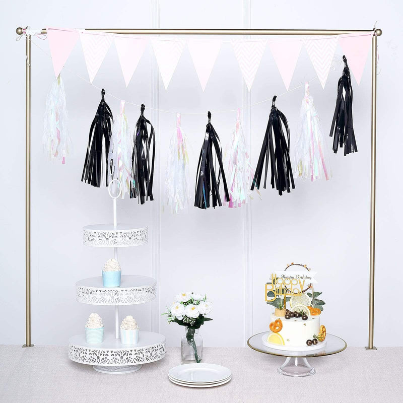 5 pcs Metallic Foil Fringe Tassels Hanging Garland