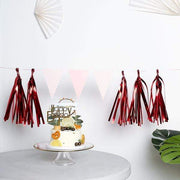 5 pcs Metallic Foil Fringe Tassels Hanging Garland