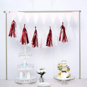 5 pcs Metallic Foil Fringe Tassels Hanging Garland