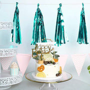5 pcs Metallic Foil Fringe Tassels Hanging Garland