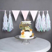 5 pcs Metallic Foil Fringe Tassels Hanging Garland