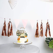 5 pcs Metallic Foil Fringe Tassels Hanging Garland