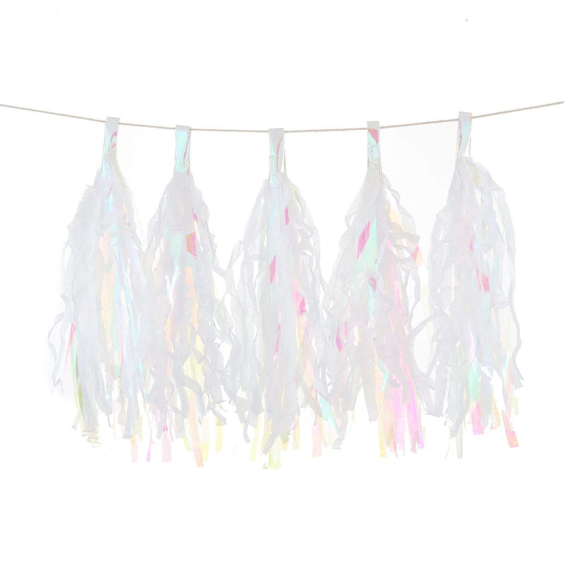 5 pcs Metallic Foil Fringe Tassels Hanging Garland PAP_GRLD_005_ABW