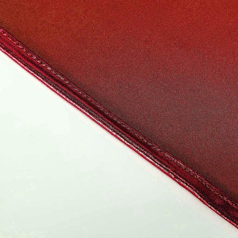 5 pcs Metallic Spandex Chair Sashes with Silver Buckles Wedding Decorations