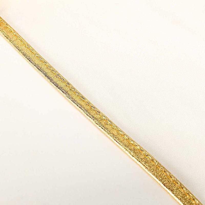 5 pcs Metallic Spandex Chair Sashes with Silver Buckles Wedding Decorations