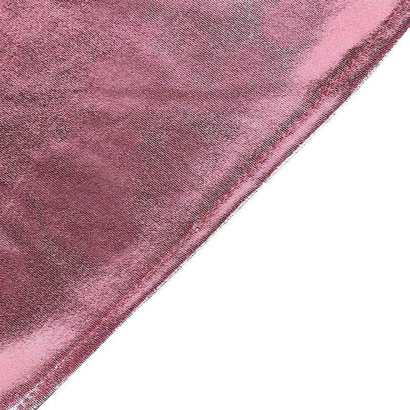 5 pcs Metallic Spandex Chair Sashes with Silver Buckles Wedding Decorations