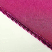 5 pcs Metallic Spandex Chair Sashes with Silver Buckles Wedding Decorations