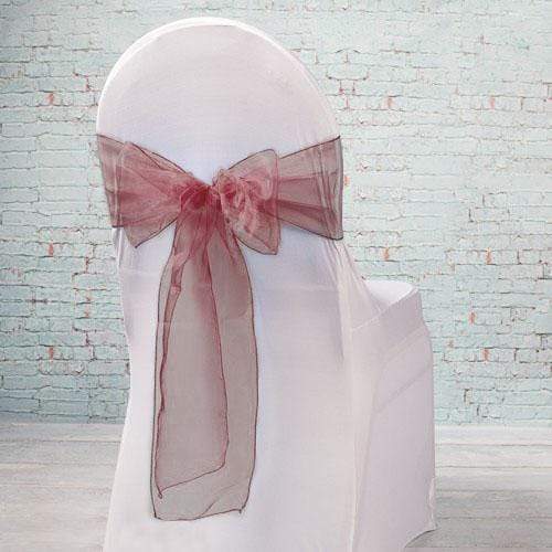 5 pcs Organza Chair Sashes