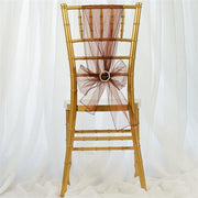 5 pcs Organza Chair Sashes