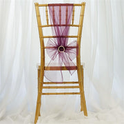 5 pcs Organza Chair Sashes
