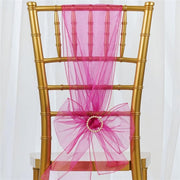 5 pcs Organza Chair Sashes