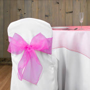 5 pcs Organza Chair Sashes