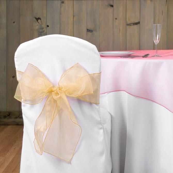 5 pcs Organza Chair Sashes