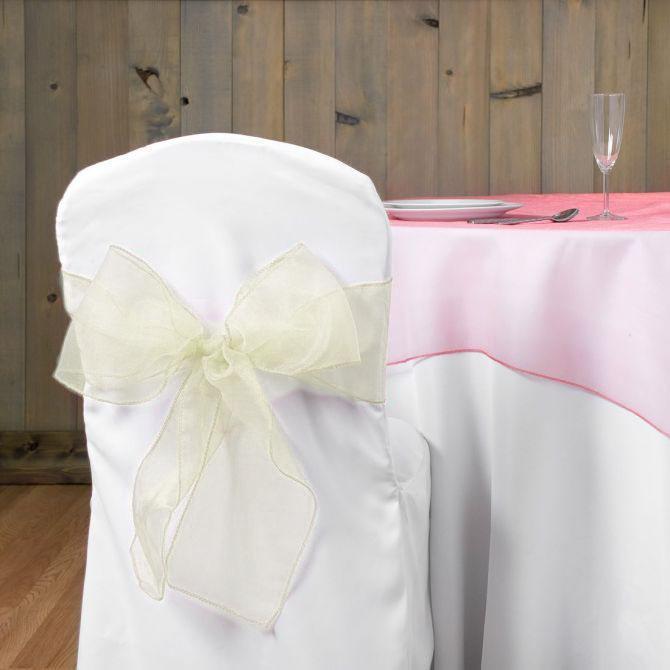 5 pcs Organza Chair Sashes
