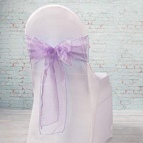 5 pcs Organza Chair Sashes