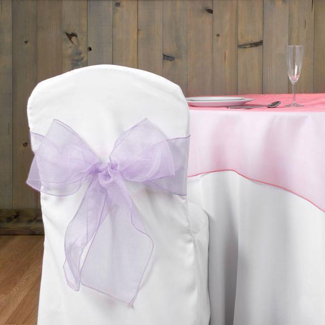 5 pcs Organza Chair Sashes