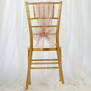 5 pcs Organza Chair Sashes
