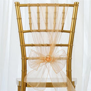 5 pcs Organza Chair Sashes