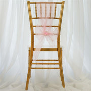 5 pcs Organza Chair Sashes