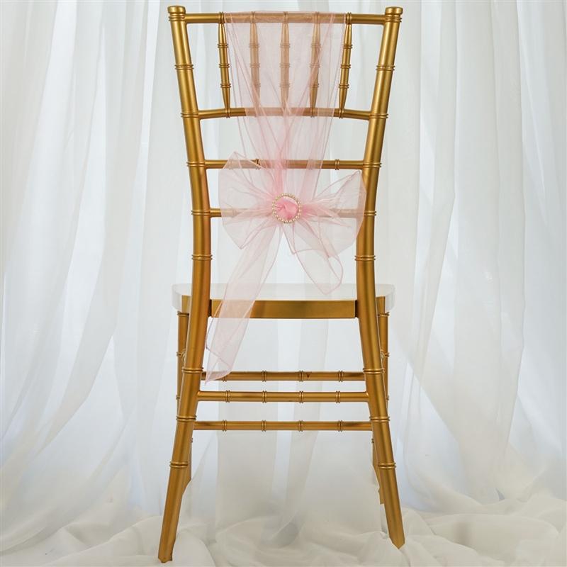 5 pcs Organza Chair Sashes