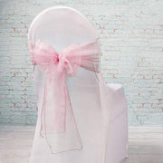 5 pcs Organza Chair Sashes