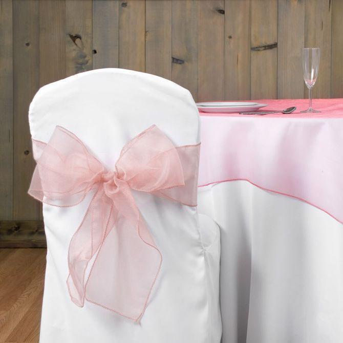 5 pcs Organza Chair Sashes