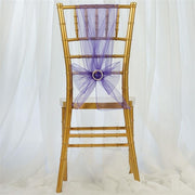 5 pcs Organza Chair Sashes