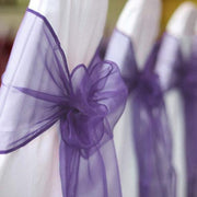 5 pcs Organza Chair Sashes