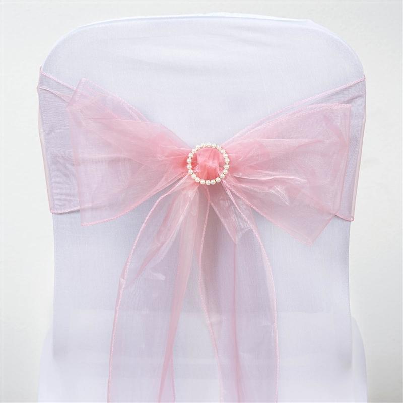 5 pcs Organza Chair Sashes