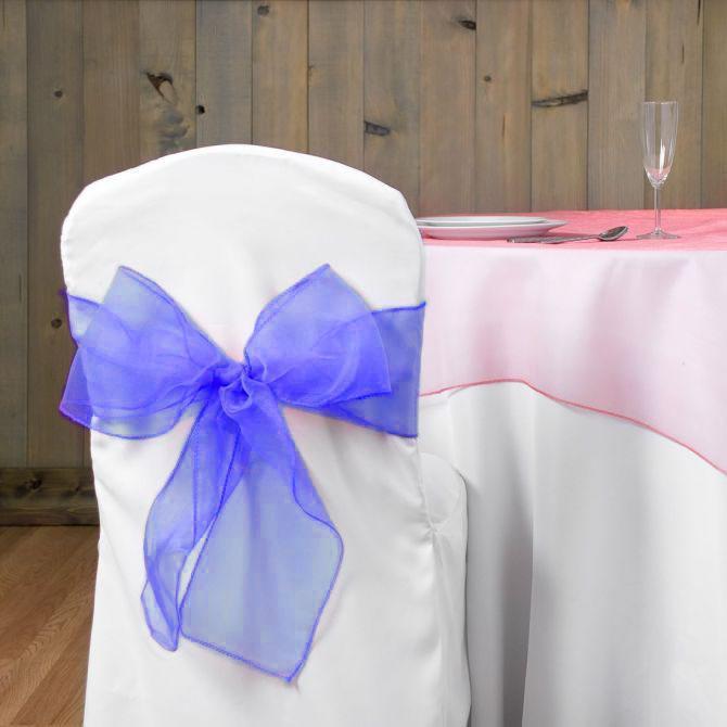 5 pcs Organza Chair Sashes