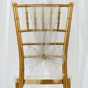 5 pcs Organza Chair Sashes