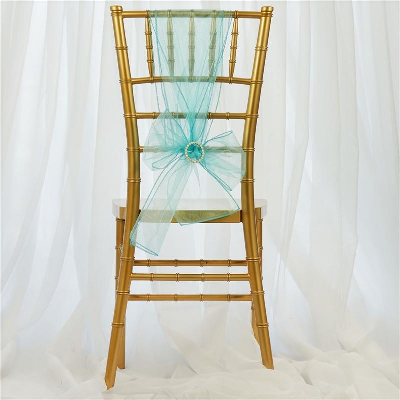 5 pcs Organza Chair Sashes