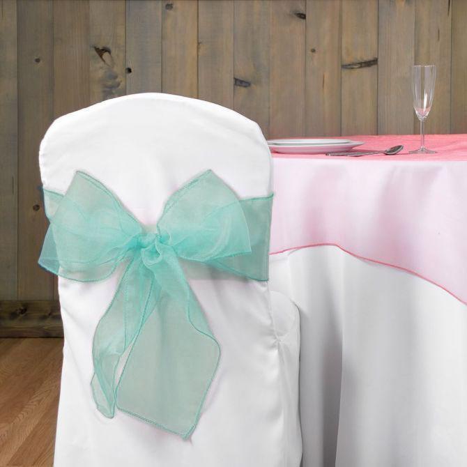 5 pcs Organza Chair Sashes