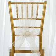 5 pcs Organza Chair Sashes