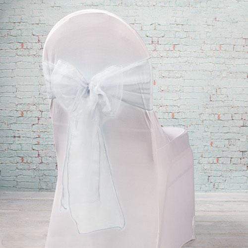 5 pcs Organza Chair Sashes