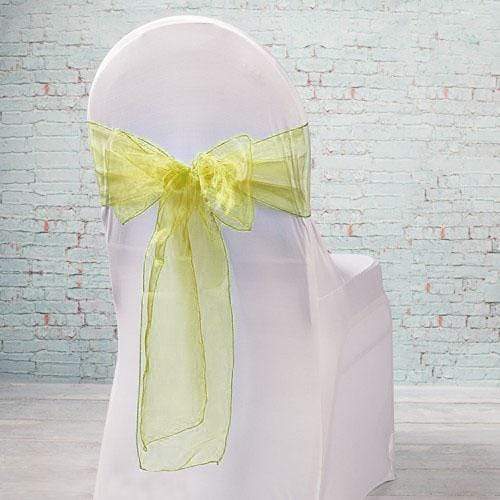 5 pcs Organza Chair Sashes