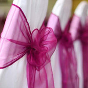 5 pcs Organza Chair Sashes