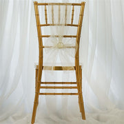 5 pcs Organza Chair Sashes